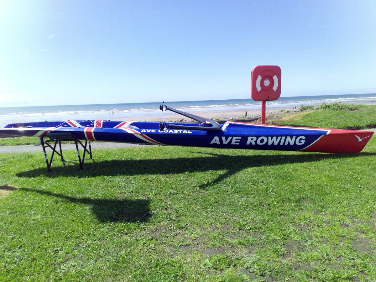 noisyseagull's tweet photo. "I must go down to the sea again...". Many thanks to Gualter Graca @AveRowingUK for making this possible. Ave Rowing's coastal sculling boat is well designed for the waves &amp; surf....and looks the part! @TheWaveRowing https://t.co/NmFCXD1YnL