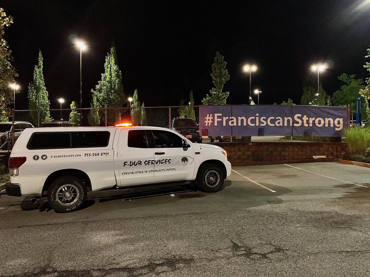 DubServices's tweet photo. Another busy week. Our #communityresponseteam was selected by large commercial, medical, and hospitality provider and large regional medical facility to provide #communitypatrol keeping properties #safe #desirable #federalway #wevegottheeye #therealextrapatrol #compliance https://t.co/xUtuUNaPFi