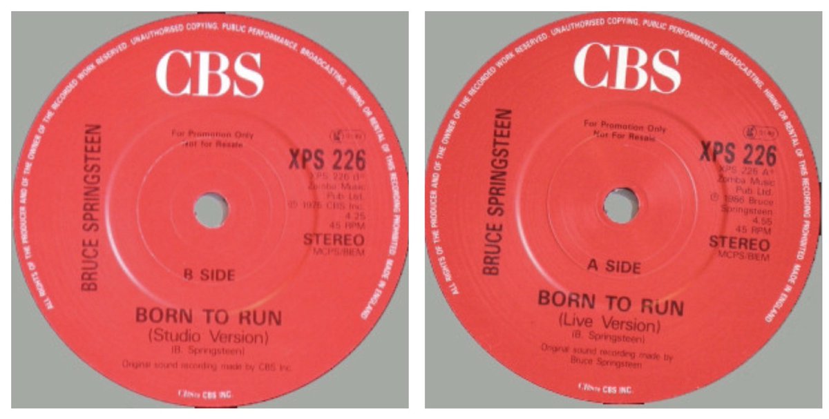 Gigius70's tweet photo. Hello Bruce fans, looking for this UK 7” promo. Anyone can help? #springsteen
@backstreetsmag  @GreasyLake 
@BadlandsUK  @PointBlankSpain 
@blogitallnight @SpringNuts_
@EstreetCalling  @_BOSS_TALK_ https://t.co/5rGRk28U0T