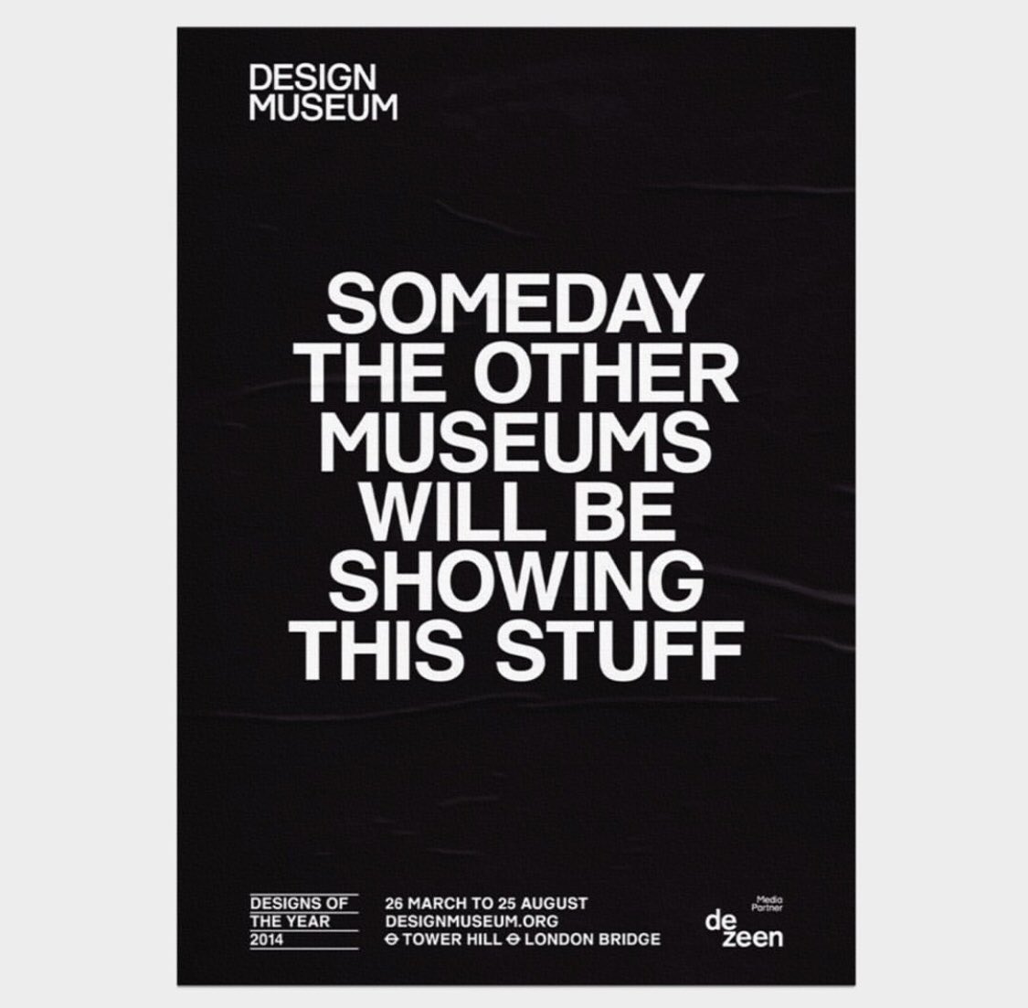 GrtBritDesign's tweet photo. 076 - Nice poster for the @DesignMuseum

Lovely work by Thomass Sharp. https://t.co/Ams7nUyhKN