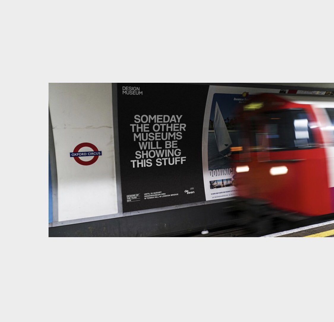 GrtBritDesign's tweet photo. 076 - Nice poster for the @DesignMuseum

Lovely work by Thomass Sharp. https://t.co/Ams7nUyhKN