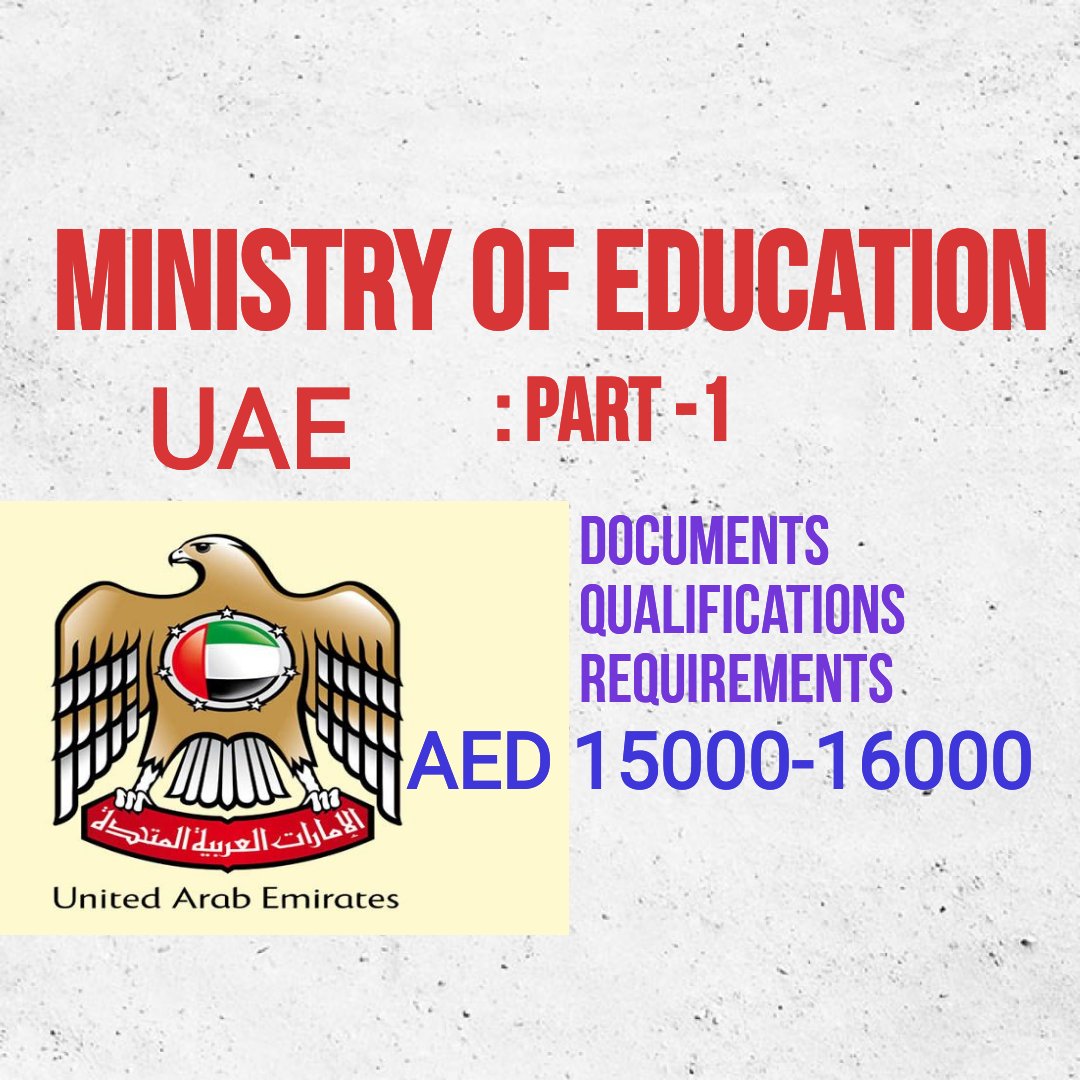 MINISTRY OF EDUCATION UAE, Teaching Jobs
youtu.be/72cQU-Ly7bo