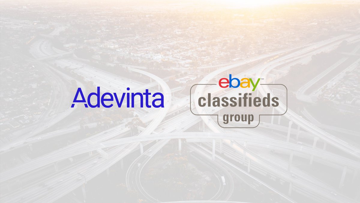 Adevinta's tweet photo. We’ve agreed to acquire @ebay’s Classifieds Group. We’ll be the world’s largest online classifieds company, with leading digital marketplaces in 20 countries, reaching 1 billion people and with 3 billion average monthly visits. More: https://t.co/7lxVZwJOvU #acquisition #ebay https://t.co/dmNPXG9Irz