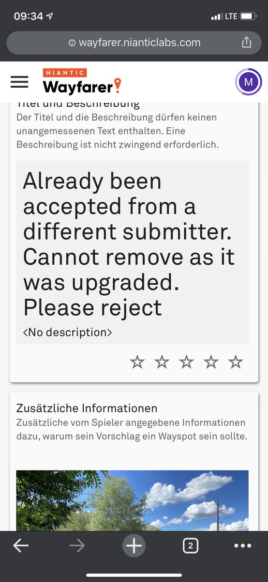 Mertrix09's tweet photo. WTF @WayfarerFails #nianticwayfarer https://t.co/eZrTRI6Zwt