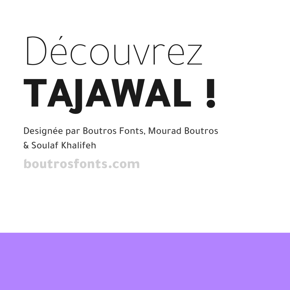 digitalpingpong's tweet photo. Cette semaine, découvrez #tajawal disponible gratuitement sur Google Fonts. 🖥✨
.
#digitalpingpong #font #google #graphicdesign #lettering #typography https://t.co/fq47hwZu07