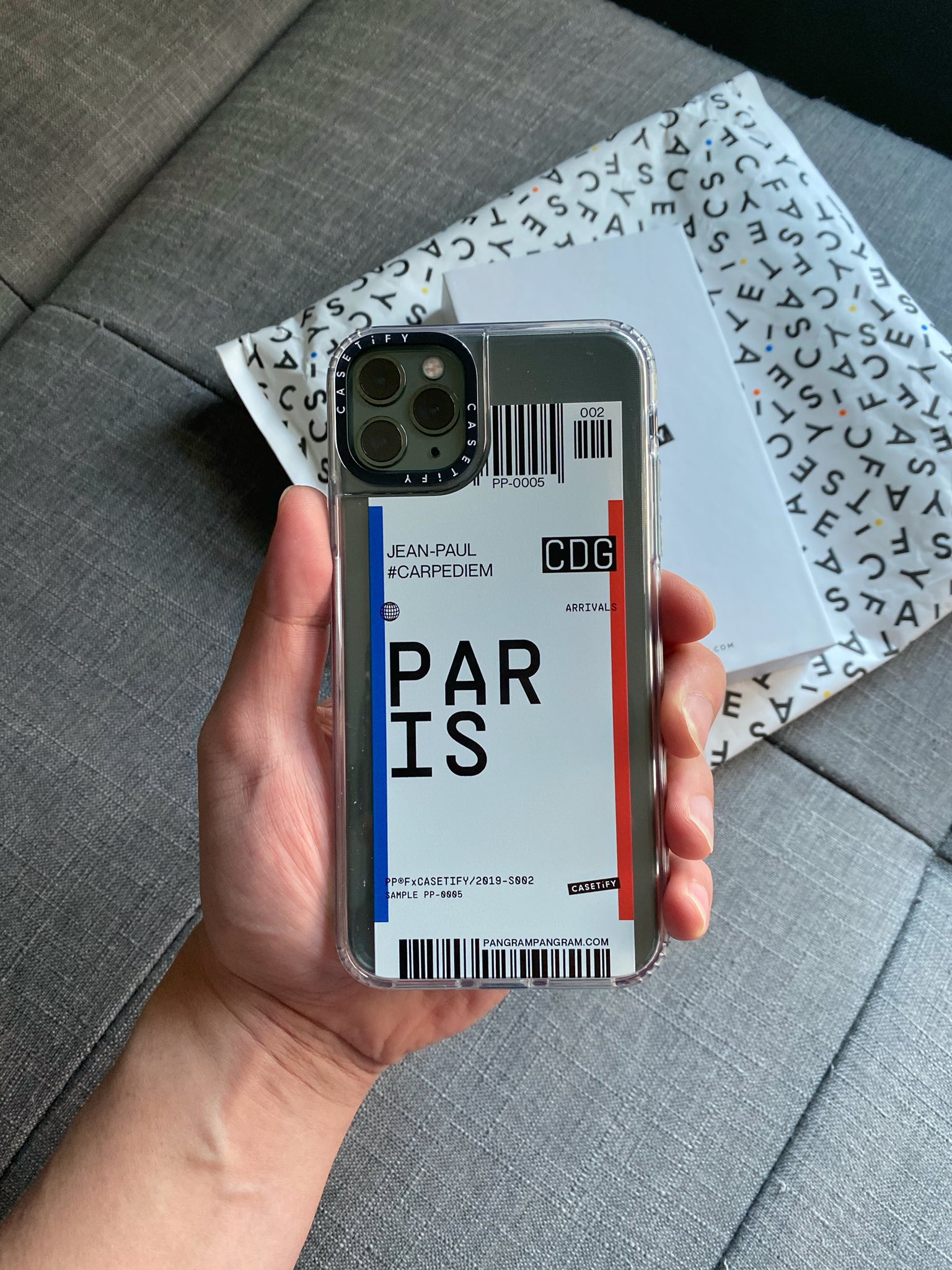 X 上的Jean-Paul ✪:「it finally arrived.. my custom casetify