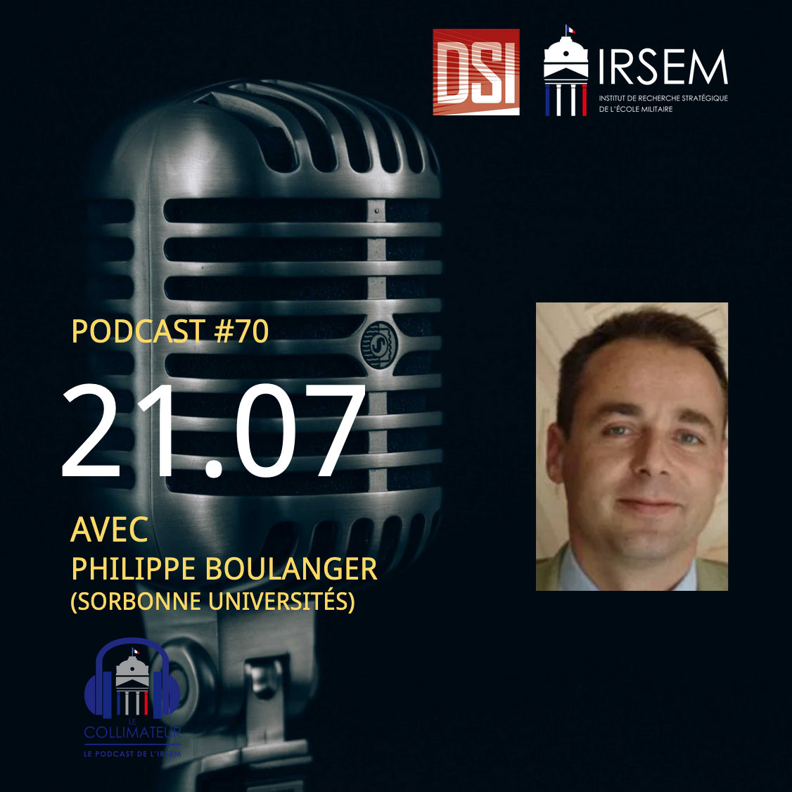 IRSEM1's tweet photo. #Podcast🎙️| Pour le dernier épisode #DansLeCollimateur de la saison, @alexjubelin reçoit le géographe Philippe Boulanger, auteur de «La Géographie, reine des batailles», pour échanger autour de la géographie militaire et de ses enjeux.

▶️ À écouter ici : https://t.co/MH8QDxLEPk https://t.co/N4xCs8D02K