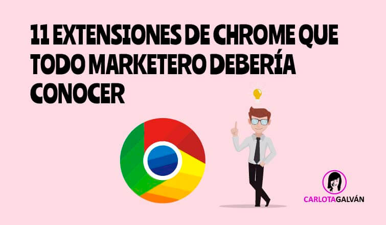 carlotagalvan's tweet photo. 1️⃣1️⃣Extensiones de Google Chrome que todo marketero debería conocer.

Las extensiones de Google Chrome son aplicaciones desarrolladas para facilitarnos la vida.

👩‍💻 https://t.co/ahiPhk7eKm

#MarketingDigital https://t.co/dzIDgU1xRQ