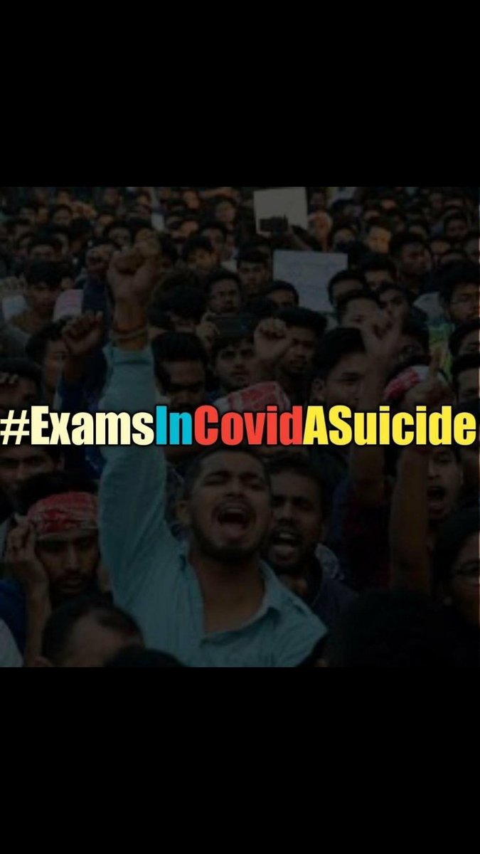 nassi_com's tweet photo. We live in democratic country, more than 90% of the population is against the UGC guidelines. Majority says not to conduct exams.
#WakeUpMHRD 
#ExamsInCovidASuicide @DrRPNishank @ugc_india https://t.co/ICiSZ1oXVs