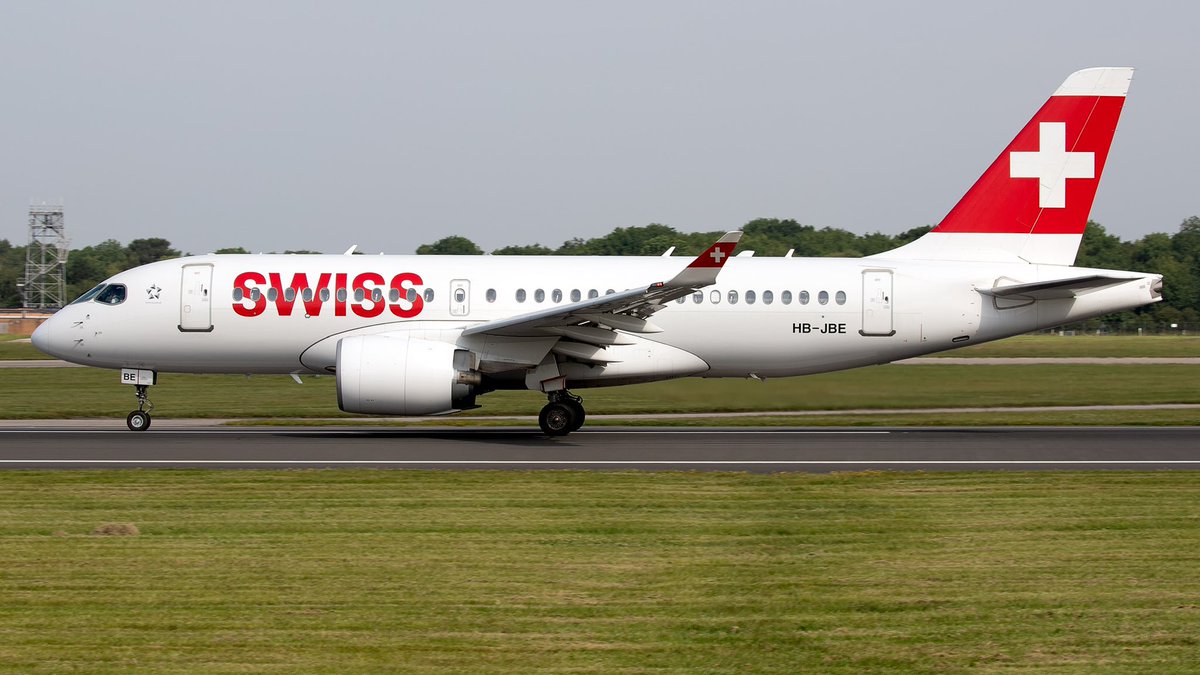 airplanes_uk's tweet photo. Swiss | HB-JBE | A220-100 | Manchester Airport | 29/06/2019 #swiss #hbjbe #a220 #a220100 #manairport #egcc #manchesterairport #airport #flymanchester #mcr #manchester #avgeek #aviationgeek #aviation #airplane #planes #aviationdaily #aviationlovers #worldofspotting #aircraft https://t.co/bxHaFsQQQo