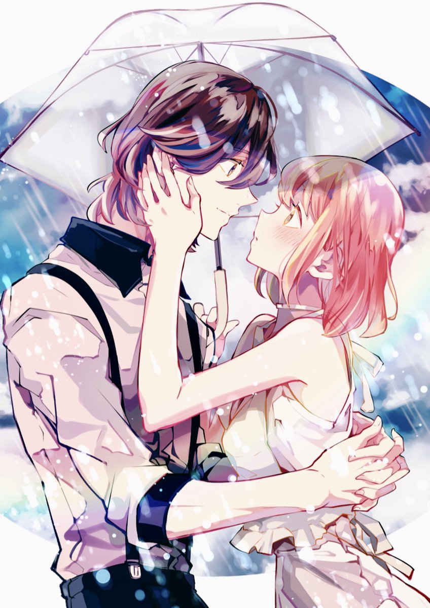 「No rain, No rainbow? 」|もふもふ🍀🍓のイラスト