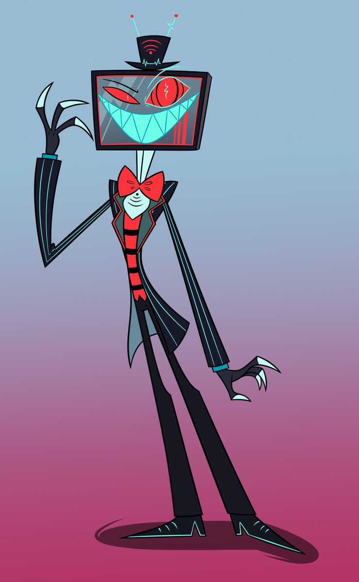 Week old art trade I did for my good friend <a href="/skykoffee/">💫Leslie💫</a> (Go Follow Her). Drew her the tv demon boi himself: Vox📺😈 
Enjoy ;)
#HazbinHotel #Vox #demon #villain #evil #fanart #HazbinHotelFanart #art #drawing