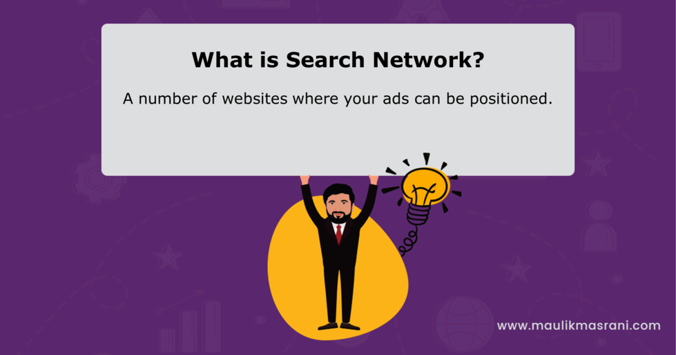 maulik_masrani's tweet photo. What is Search Network?
A number of websites where your ads can be positioned. 
#GoogleAds #searchnetwork #ADS https://t.co/h4ucGqWcvd