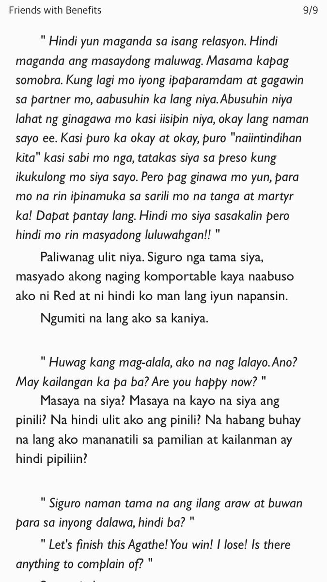 “...masaya na siya na habang buhay ako mananatili sa pamilian at kailanman ay hindi pipiliin?“-Kathrina DeverauxFrom the Novel, Delightful Agony [Chapter 28: Friends with Benefits] https://m.dreame.com/novel/K8BOr09+f+qyhUXqugfdgA==.html #Wattpad  #novel  #writerscommunity  #writerlift  #Dreame  #romancenovels