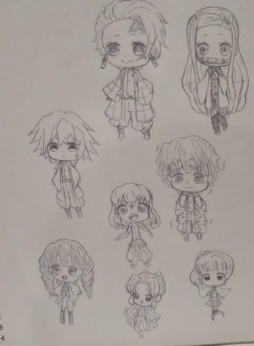 #イラスト好きさんと繋がりたい 
宿題は進まんのに、落書きは進む。
不思議だぁ ( ᯅ̈  ) 