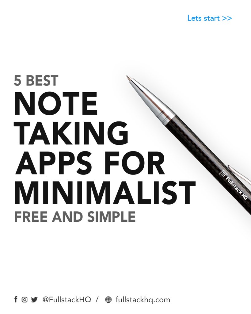 fullstackhq's tweet photo. Are you a MINIMALIST? Then check out these 5 BEST Note-taking Apps that can help you work EASILY and FREELY!🖋️💯👌

VIEW FULL POST👉🏻: https://t.co/41AwztLwHH

#studyhack #googlekeep #work #business #communication #productivity https://t.co/F4ColbbYDg