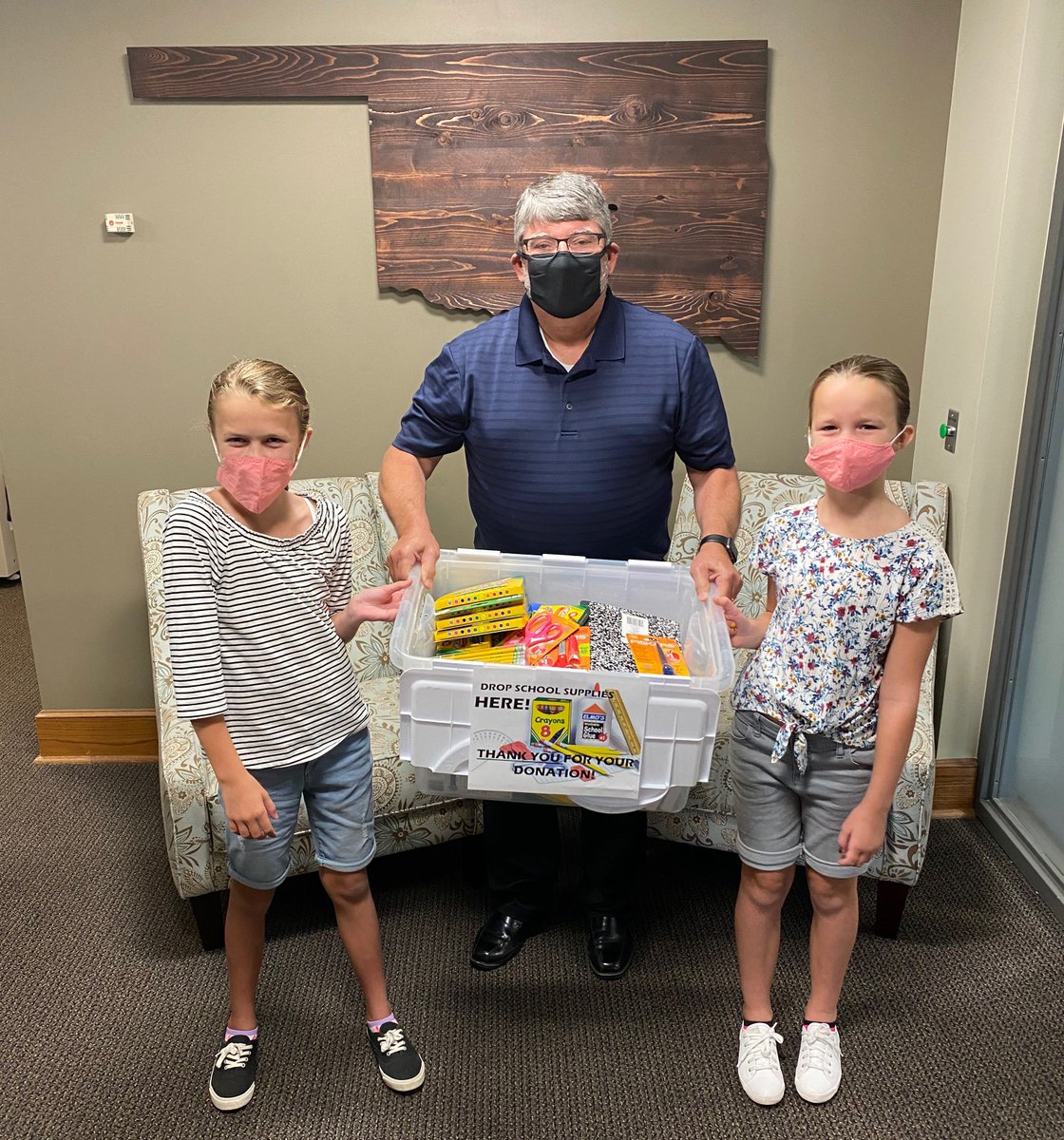FreeseNichols's tweet photo. Freese and Nichols is pleased to be a drop-off location for the #WeAreOklahoma school supply #donation drive. Find us at 6303 N. Portland Ave., Suite 100 in #OklahomaCity, weekdays thru Aug. 3. Learn more about this @OklahomaOpen #community initiative: https://t.co/FtT6auuIk9 https://t.co/xwy5nZLued