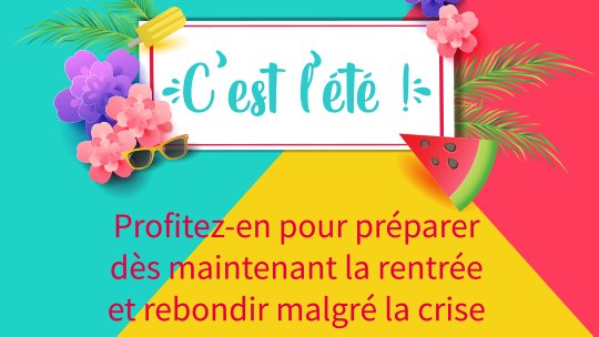 C'est l'été ! ☀️
Profitez-en pour préparer dès maintenant la #rentrée et #rebondir malgré la crise.

Découvrez les sessions programmées à la rentrée : 
cciformationpro.fr/sites/cci-lyon…

#formation #cciformation