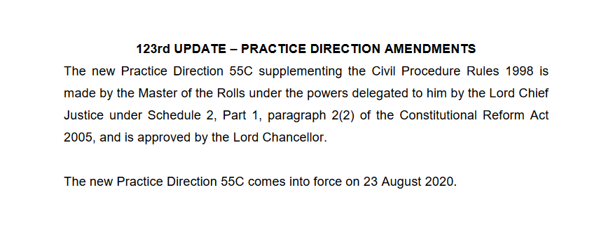 rightsnet's tweet photo. New practice direction (PD 55C) now available in relation to how possession proceedings are to proceed after stay on evictions ends on 23 August 2020 https://t.co/OPczWYfD0q https://t.co/sdJGUeQ8tb