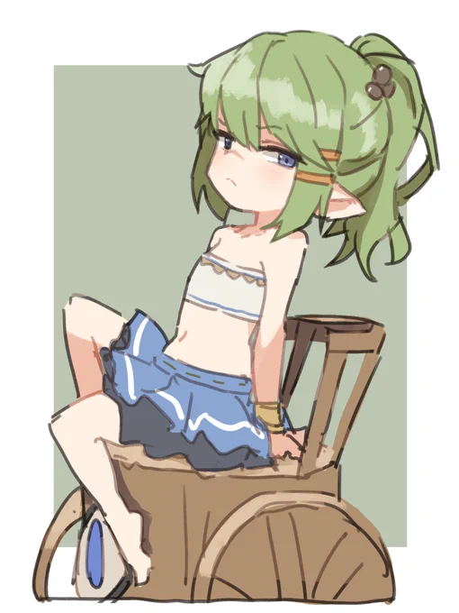 絵が描けないのでミムちゃん描きました 