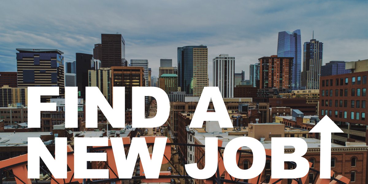 MetroDenverEDC's tweet photo. Our friends from @DenChamber have launched a new job board! If you're changing #careers, recently lost your position or just want a fresh start, check it out! #jobs #apprenticeships #workingtokeepusworking #worklifeDenver #nowhiring #MetroDenver
https://t.co/TksJi43wpW https://t.co/xcWnCBmsbK