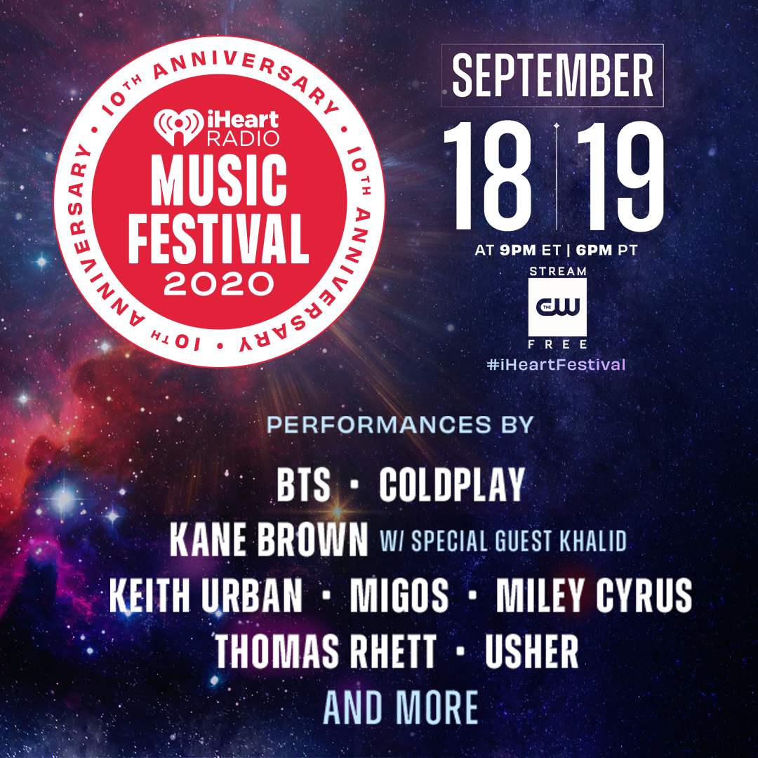 MannyBRadio's tweet photo. 🚨 IT'S HERE🚨 Save the date! Our @iheartradio Music Festival is back for its 10th year Sept. 18 + 19 and promises to be the biggest virtual music festival of 2020! Listen right here and watch on the @thecw app. Check out the full lineup: https://t.co/ypXtEpwV3C #iHeartFestival https://t.co/mQAsFOzrpW