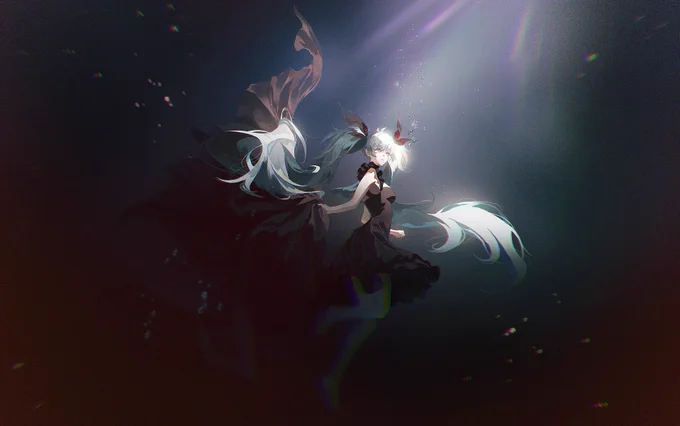ミクだよー
#初音ミクのイラストだけで興味を持ってくれる方へ届け 
