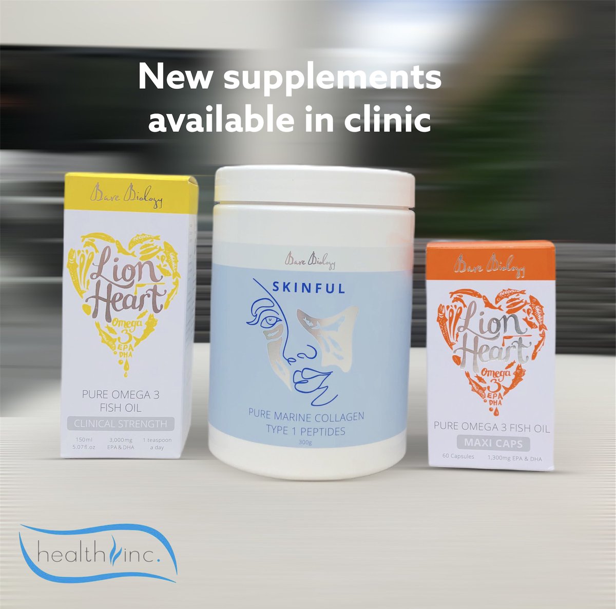 HealthIncChiro's tweet photo. We are so excited about these products! 🤗 @BareBiology
💛Lion Heart Pure Omega 3 Fish Oil Liquid
🧡Lion Heart Pure Omega 3 Fish Oil Capsules
💙Skinful Pure Marine Collagen #barebiology #omega3fishoil #fishoilsthatwork #collagen #natural #health #healthinc #chiro #chiropractor https://t.co/0FYQUQkWYY