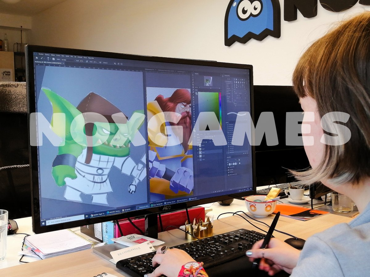 nox_games's tweet photo. Yes girls make games!! 🙋♀️🎮💪
#noxgames #gamedesign #mobilegame #gamedev #mobilegaming #gamestudio #gamedesigner #indiegames #indigamedev #gamedevelopment #fantasygame #game2020 #gameprogress #creative #processing #process #designe #3Ddesigne #girlspower #girlsingaming https://t.co/RDfIwEjvfZ