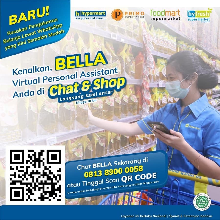 HypermartP's tweet image. Ayo, segera isi OVO Cash-mu dan dapatkan harga spesial untuk pembelian produk pilihan, maksimal 2 pcs/OVO ID/Konsumen/Hari
Periode berlaku dari tanggal 21 - 23 Juli 2020.
Jangan sampai kelewatan, belanja lebih hemat hanya di Hypermart!

#promo #promokoran #hypermartpakuwon