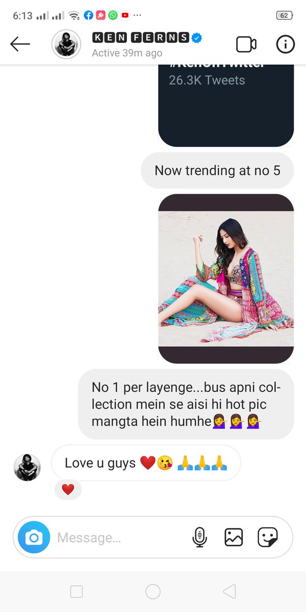 KhannaSikka's tweet photo. #KenOnTwitter....
Chalo guys he is sid childhood frnd..koi na yaar ho gayi mistake..bhul jao...becaz he is such a sweetheart...hum isko kitna pareshaan karte hein. Beechara sabki sunta hein n he also mk sure to reply everyone....we shehnaazians n sidnaazians  love u ken..❤️❤️❤️❤️ https://t.co/nnpiUol0vt