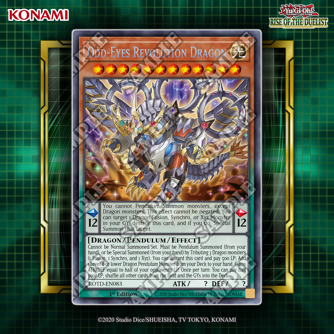 yugioh card odd eyes dragon CR02-AE006 Supreme King Dragon Odd-Eyes (R) main image 1