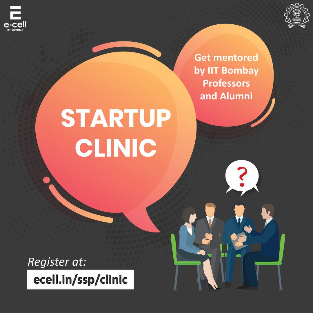 Feeling like the startup journey is a maze?

Book an appointment now and get mentored by IIT Bombay Professors and Alumni regarding all your startup queries. The portal is live till the end of July. Register fast!!

Visit ecell.in/ssp/clinic.html

 #Entrepreneurship #startup