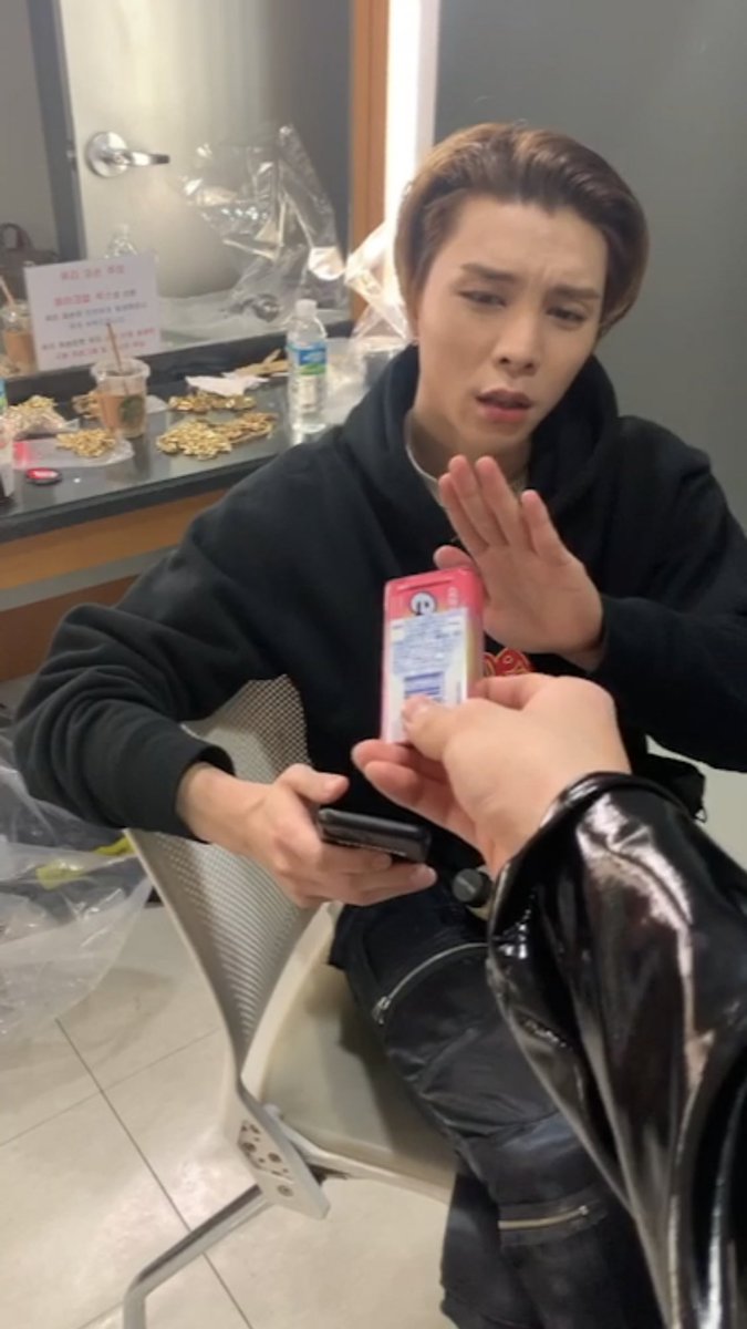 Johnny is the leader for the gather to tease doyoung cult