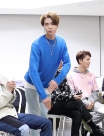 Johnny is the leader for the gather to tease doyoung cult