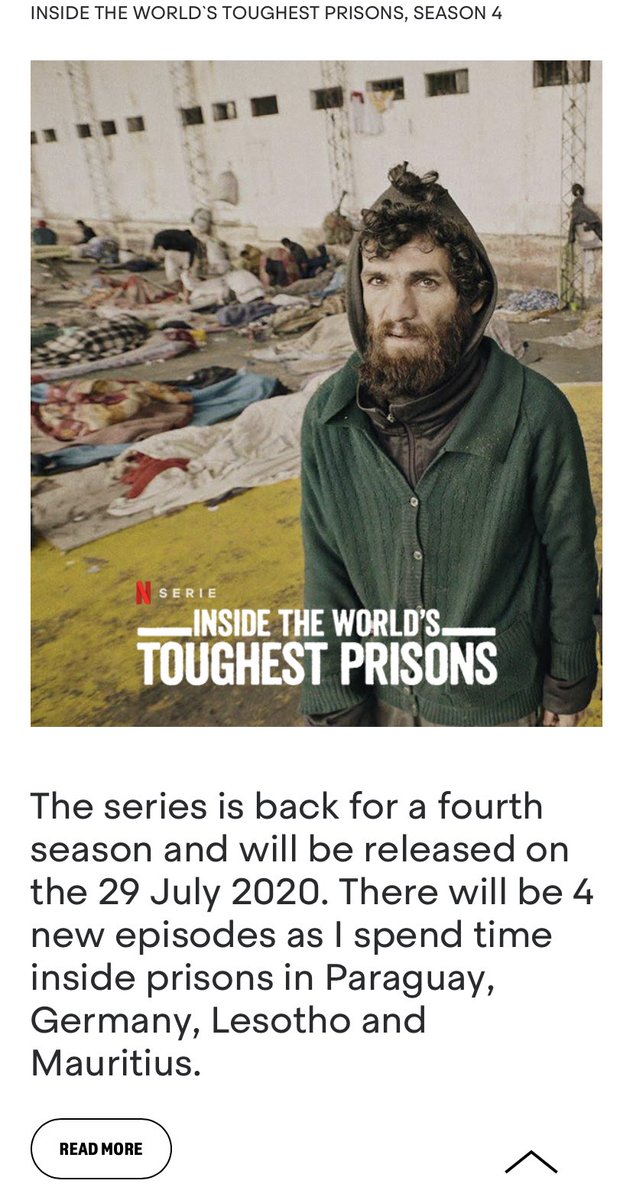 Raphael Rowe On Twitter Inside The World S Toughest Prisons S4 Hosted By Me Will Be Released On Netflix 29th July The Guy In This Photo A Prisoner In Tacumbu Penitentiary In Paraguay