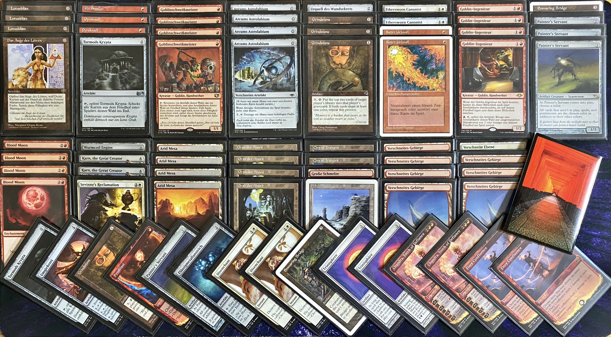 Squid On Twitter フェッチが揃ったので組んだ赤白ペインター 対コンボを意識したウェルダーコントロールのように組んだ 各種ユーティリティとアド取りはサイド ドイツ語化進捗73 デッキを晒すとrtが来てフォロワーが増えると聞いて Https T Co 3pcy5htjs3 Twitter