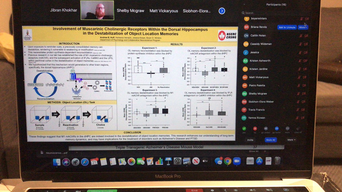 DrJKhokhar's tweet photo. #UofGNeuro2020 is off to a great start with posters from the @Winters_Lab! By @AEthanHuff and @CassidyWideman! https://t.co/RAnzOqmTxI