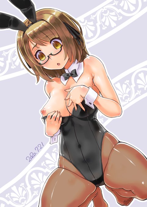 収まってないバニーさん 