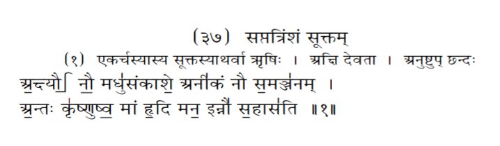 This will be clear from some mantras of the Atharvaveda.In (7-37-1) of the Atharvaveda, the wife says to the husband - "I bind you with this thoughtfully worn vastra. I associate you with me in such a way that you are only mine. And Do not pronounce the names of others."
