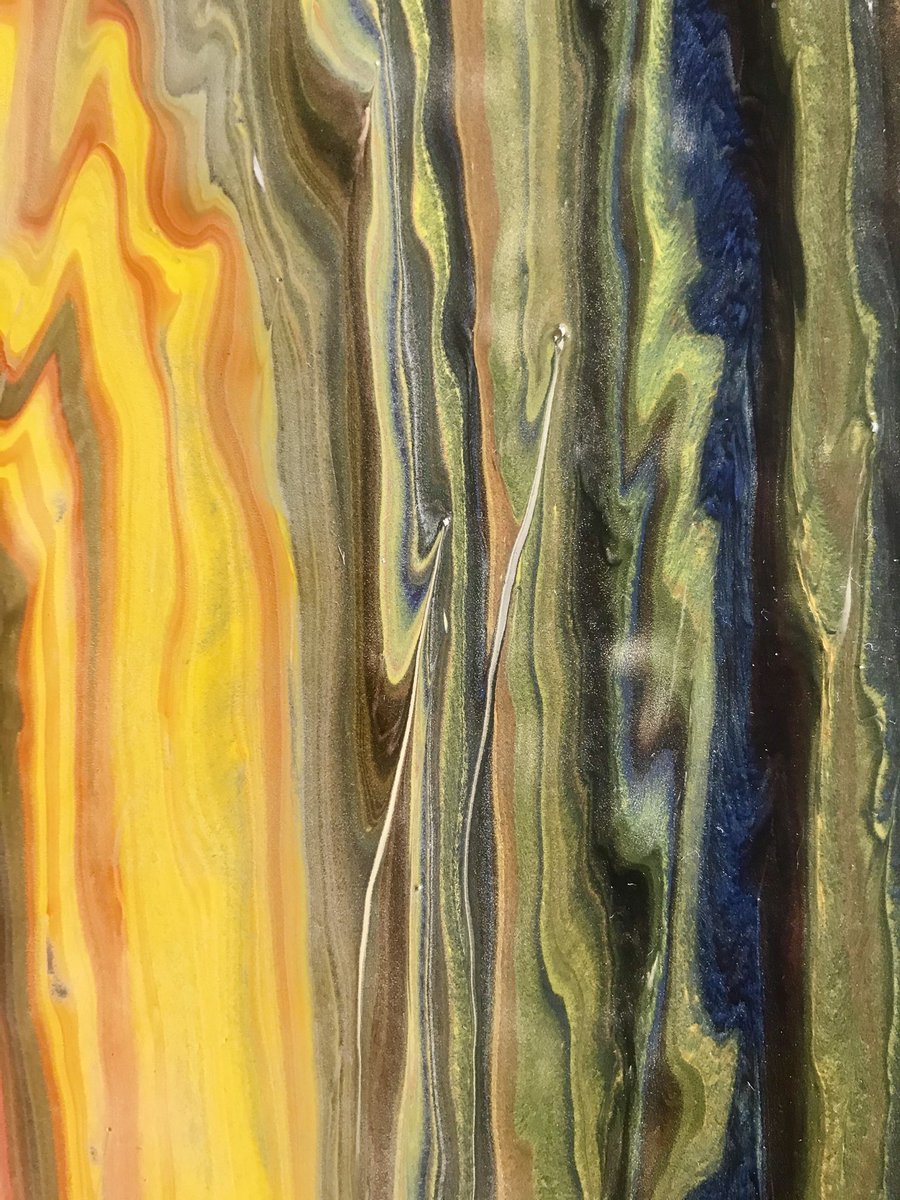 La señora montaña. Técnica mixta sobre cartón. 70 x 100 cms.