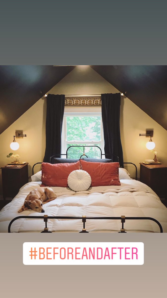 MilwaukeeMae's tweet photo. The upstairs is starting to come together! #beforeandafter #milwaukeemaedesigns #fixerupper #pupphotobomb https://t.co/KeSWEGaQ34