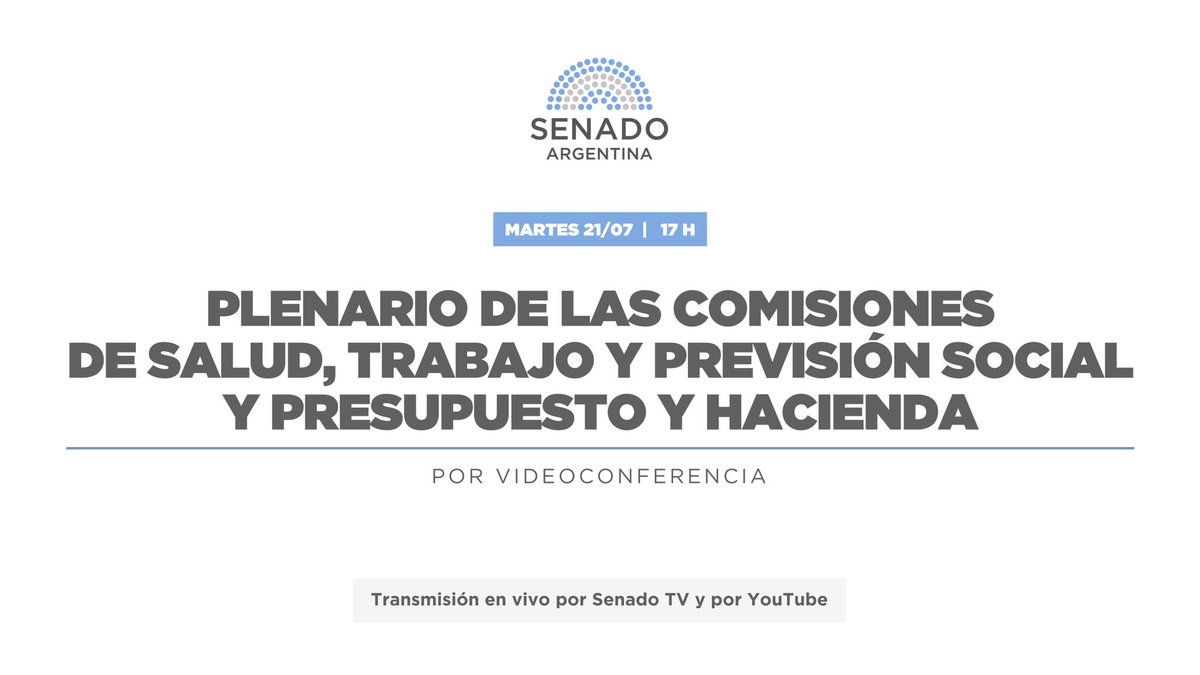 juliocobos's tweet photo. Hoy, a las 17hrs se realizará en el @SenadoArgentina el plenario de Comisiones de Salud, Trabajo y Presupuesto para tratar  #FibrosisQuística 
Hace tiempo que venimos trabajando para lograr tener esta ley, esperemos lograr hoy dictamen favorable y tratarla pronto en sesión. https://t.co/nmnz91RDpJ