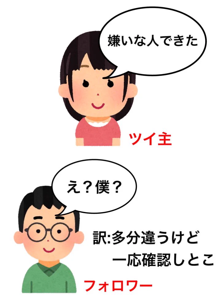 Twitterではよくある？ツイ主とフォロワーの微妙な関係www