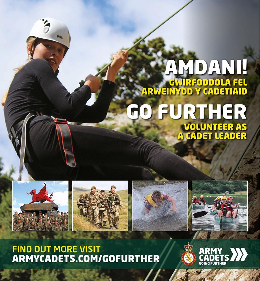 Not even COVID 19 will stop us inspiring young people to achieve more, if you have spare time and want a rewarding hobby working with young people, we still have vacancies for Cadet Force Adult Volunteers