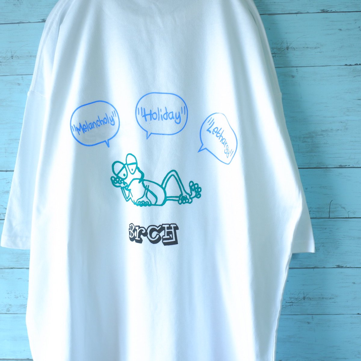 brch_gallery's tweet photo. 7/28〜
【カラーフロッグt-shirt】
この夏のラストリリース第1弾です。
お好きな色でプリントいたします。
自分だけの組み合わせを見つけてみてくださいʕʘ‿ʘʔ
¥3,800(送料別)
#デザインtシャツ #オリジナルtシャツ #イラスト #brch #tシャツコーデ #ワイドシルエット https://t.co/4ZdgHEuZaC