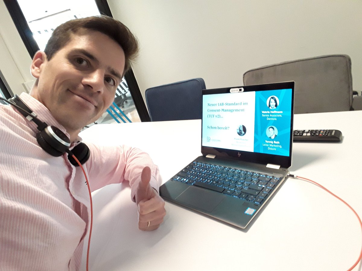 Yannigroth's tweet photo. 🇩🇪🇦🇹🇨🇭
Super #Webinar (nach einer kleinen Einstiegsverzögerung) mit Valeria Hoffmann von @Dentons und @adzine. Das komplette #Replay hier: https://t.co/PNTdPmaPZH #tcfv2 @BVDW https://t.co/AWGpuErXvD