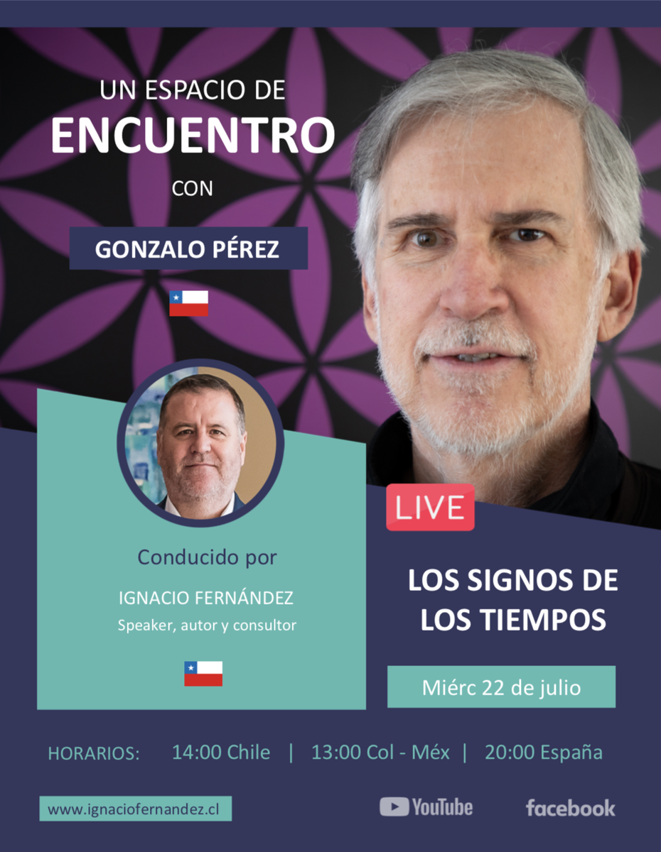 ignaciofernandz's tweet photo. Gonzalo Pérez será nuestro gran invitado el 22 jul, 14 Chi y 20 Esp. Se verá en https://t.co/eed548742V. Es el máximo experto chileno en Astrología Psicológica y Cosmología Antropológica, y pionero en Chile de la Psicología Humanista y de la Psicología Transpersonal. https://t.co/rozkhFGeUI