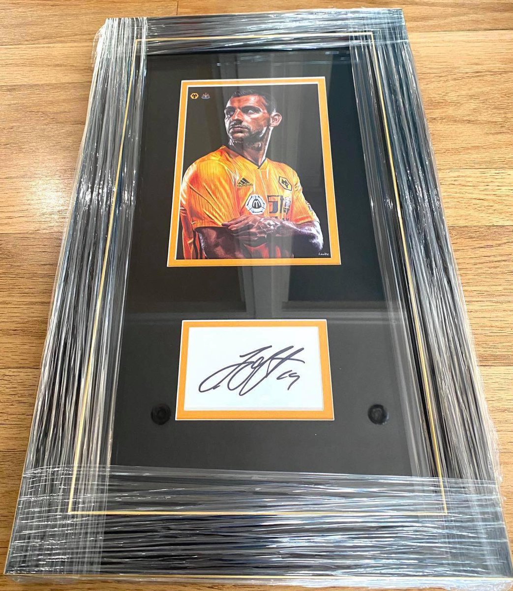 signedwolves's tweet image. BRAND NEW // JONNY OTTO
(Wolves v Newcastle Utd 11/01/20)

Hand signed 13 x 21” presentation - framed &amp;amp; mounted by the official framers of Wolves F.C!⚽️

Only £64.99!
Delivery or collection available.

🐺

#WWFC #WolvesFC #Wolves #WolverhamptonWanderers #WolvesAyWe #JonnyOtto