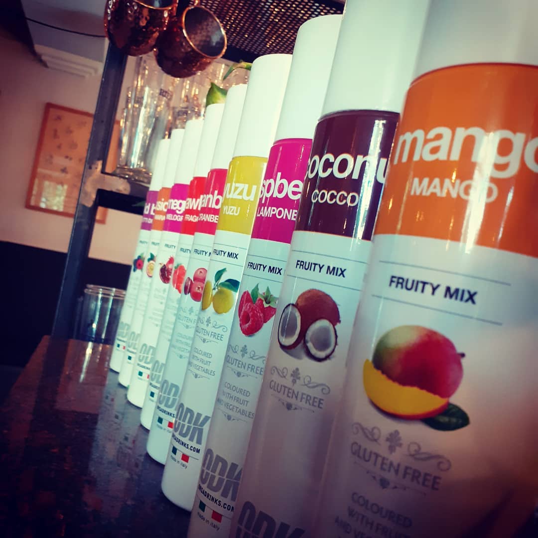 ODK_Orsadrinks's tweet photo. A star-studded line up of fruit purees 🤩... 

But what makes your top 5? 🤔

Let us know in the comments below 👇 for a chance to win a bottle of each of your Top 5! 🤘

#Bartending #bartenders #ODK #bartenderlife #barista #baristas #cocktails #cocktailideas #cocktailinspiration https://t.co/QEBLuDkPJP